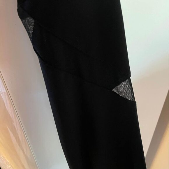 Black Tunic With Mesh Accents - Picture 3 of 5